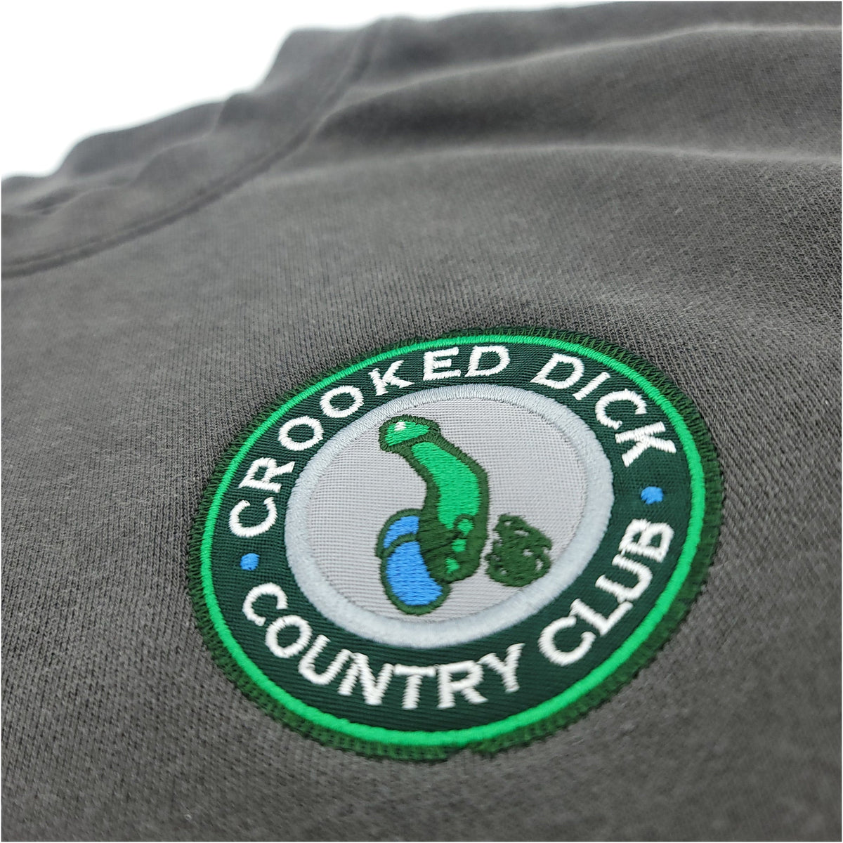 Crooked Dick Crew Neck - Charcoal