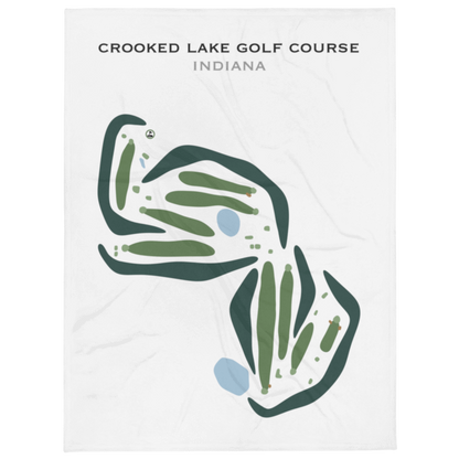 Crooked Lake Golf Course, Indiana - Printed Golf Courses