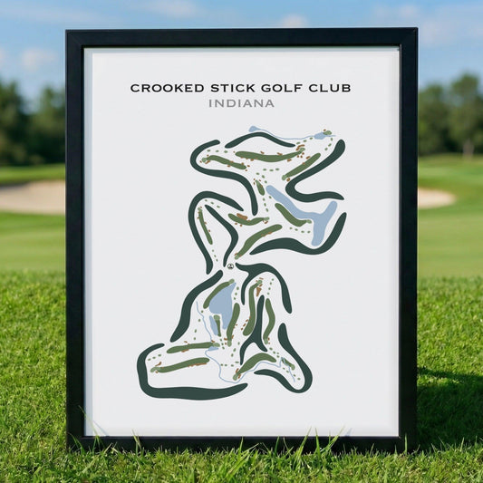 Crooked Stick Golf Club, Indiana - Printed Golf Courses