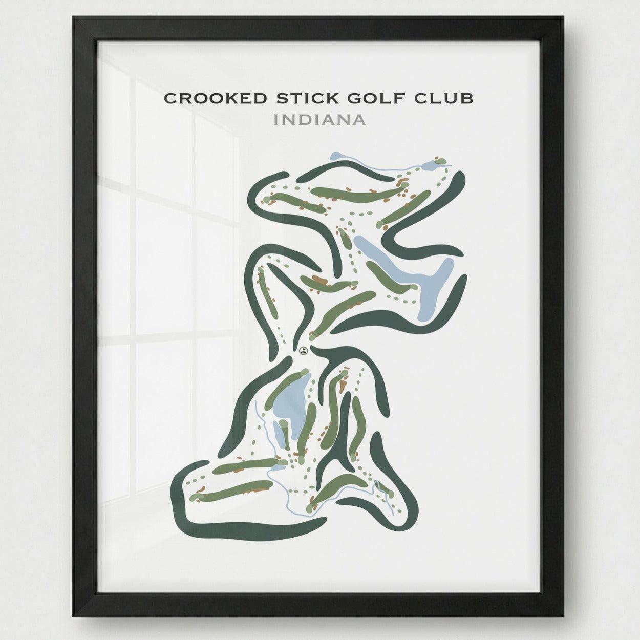 Crooked Stick Golf Club, Indiana - Printed Golf Courses