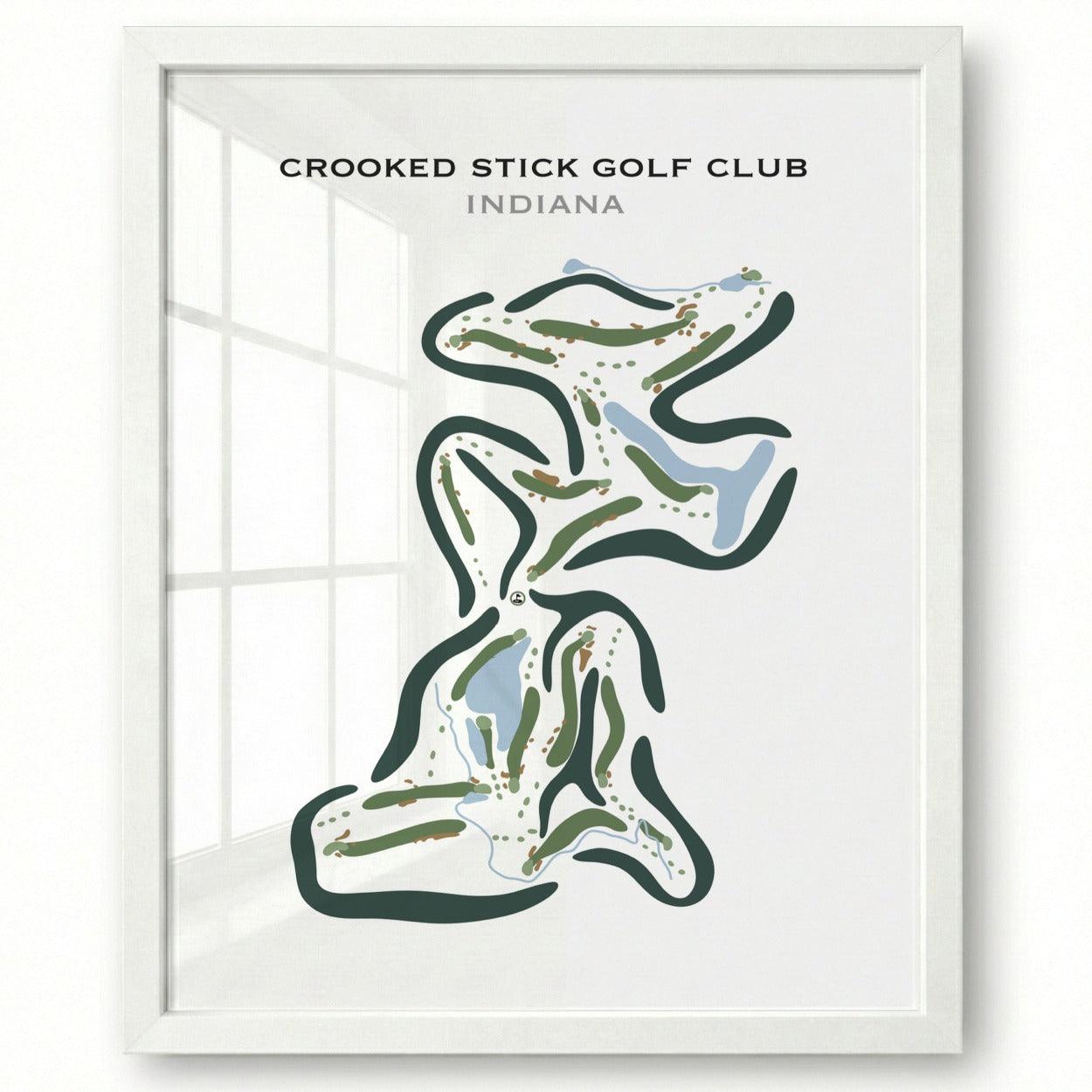 Crooked Stick Golf Club, Indiana - Printed Golf Courses