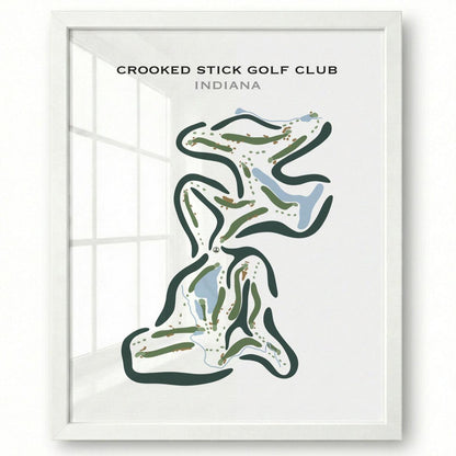 Crooked Stick Golf Club, Indiana - Printed Golf Courses