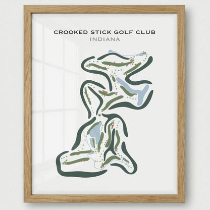 Crooked Stick Golf Club, Indiana - Printed Golf Courses