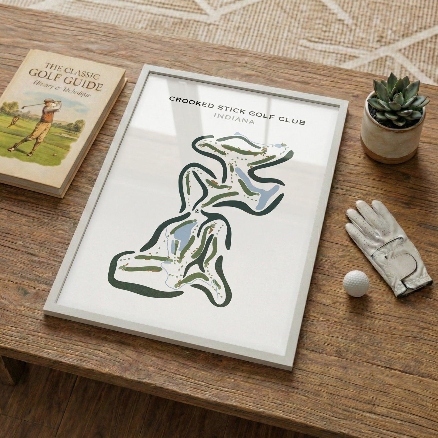 Crooked Stick Golf Club, Indiana - Printed Golf Courses