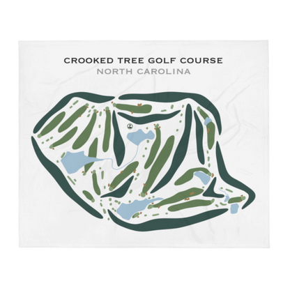 Crooked Tree Golf Course, North Carolina - Printed Golf Courses