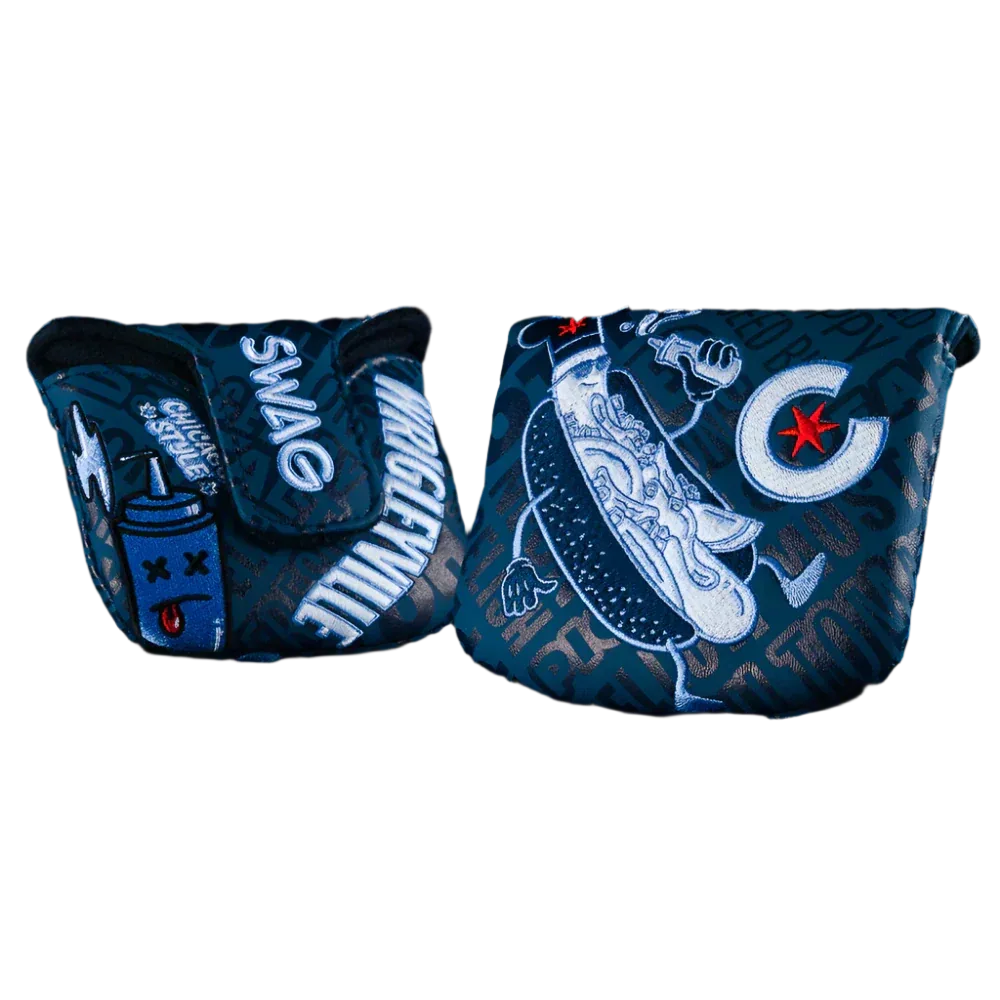 Swag Golf - Chicago Cubs City Connect (Hot Dog) Mallet Putter Headcover - GOLF LEAGUE