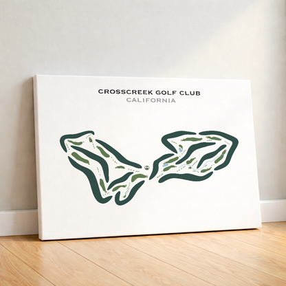 CrossCreek Golf Club, California - Printed Golf Courses