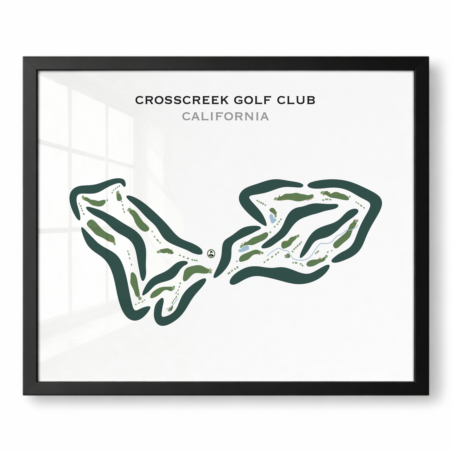CrossCreek Golf Club, California - Printed Golf Courses