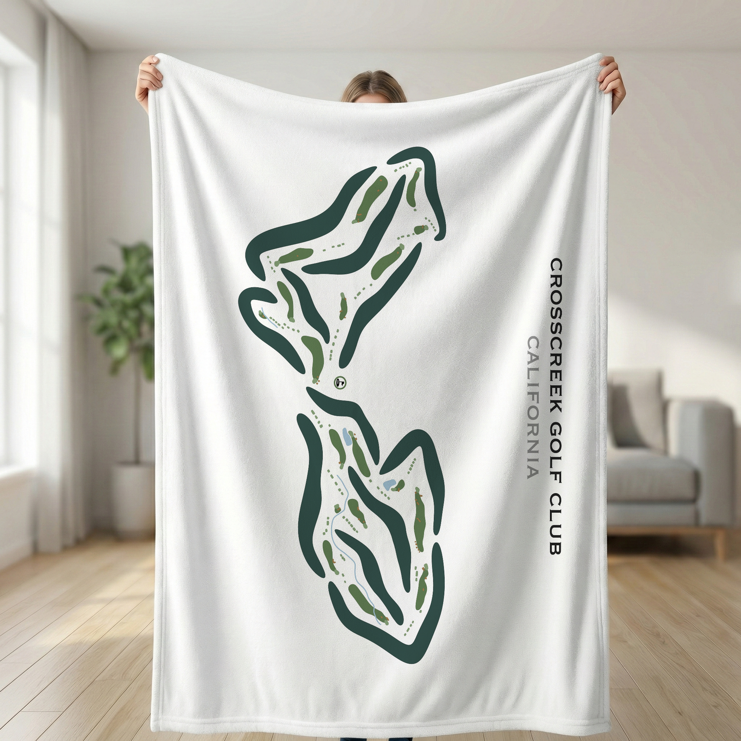 CrossCreek Golf Club, California - Printed Golf Courses