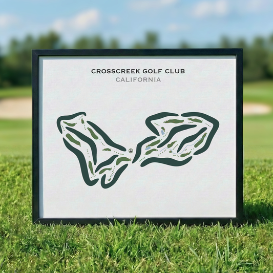 CrossCreek Golf Club, California - Printed Golf Courses