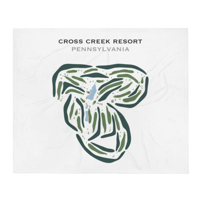 Cross Creek Resort, Pennsylvania - Printed Golf Courses
