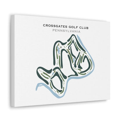 Crossgates Golf Club, Pennsylvania - Printed Golf Courses