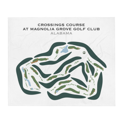 Crossings Course at Magnolia Grove Golf Club, Alabama - Printed Golf Courses