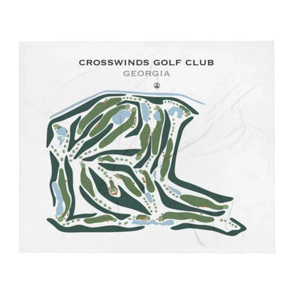 Crosswinds Golf Club, Georgia - Printed Golf Courses