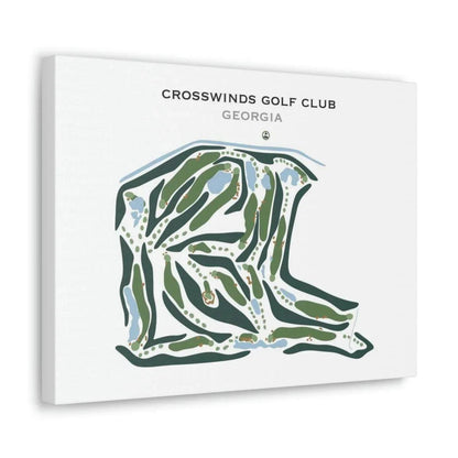 Crosswinds Golf Club, Georgia - Printed Golf Courses