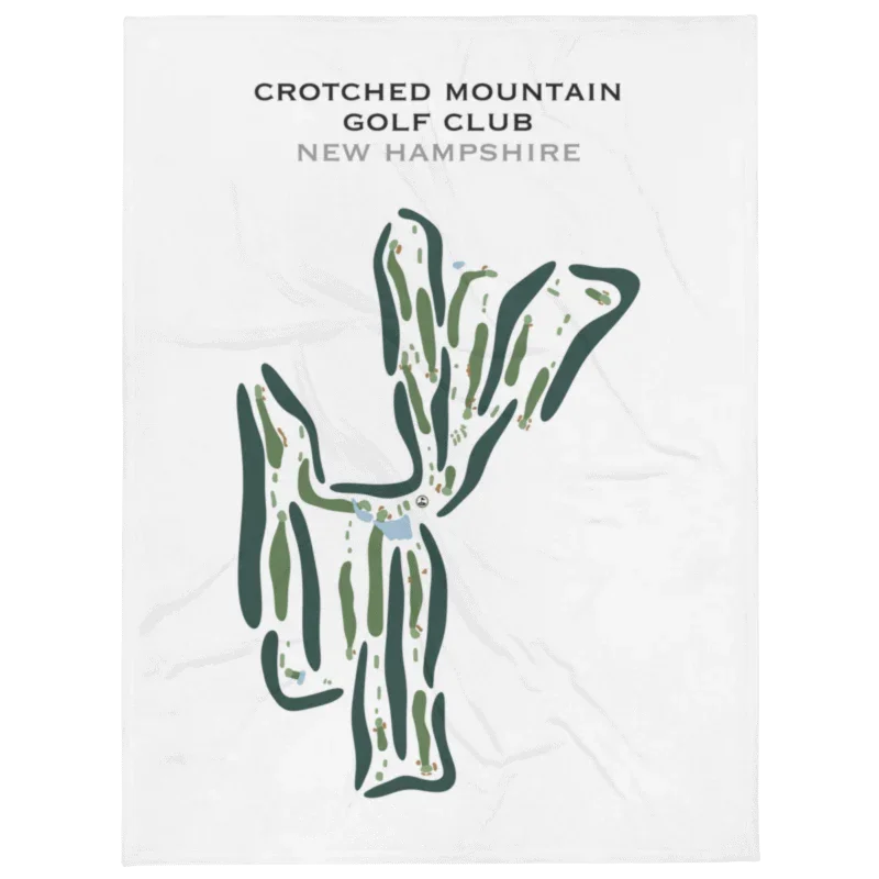 Crotched Mountain Golf Club, New Hampshire - Printed Golf Course