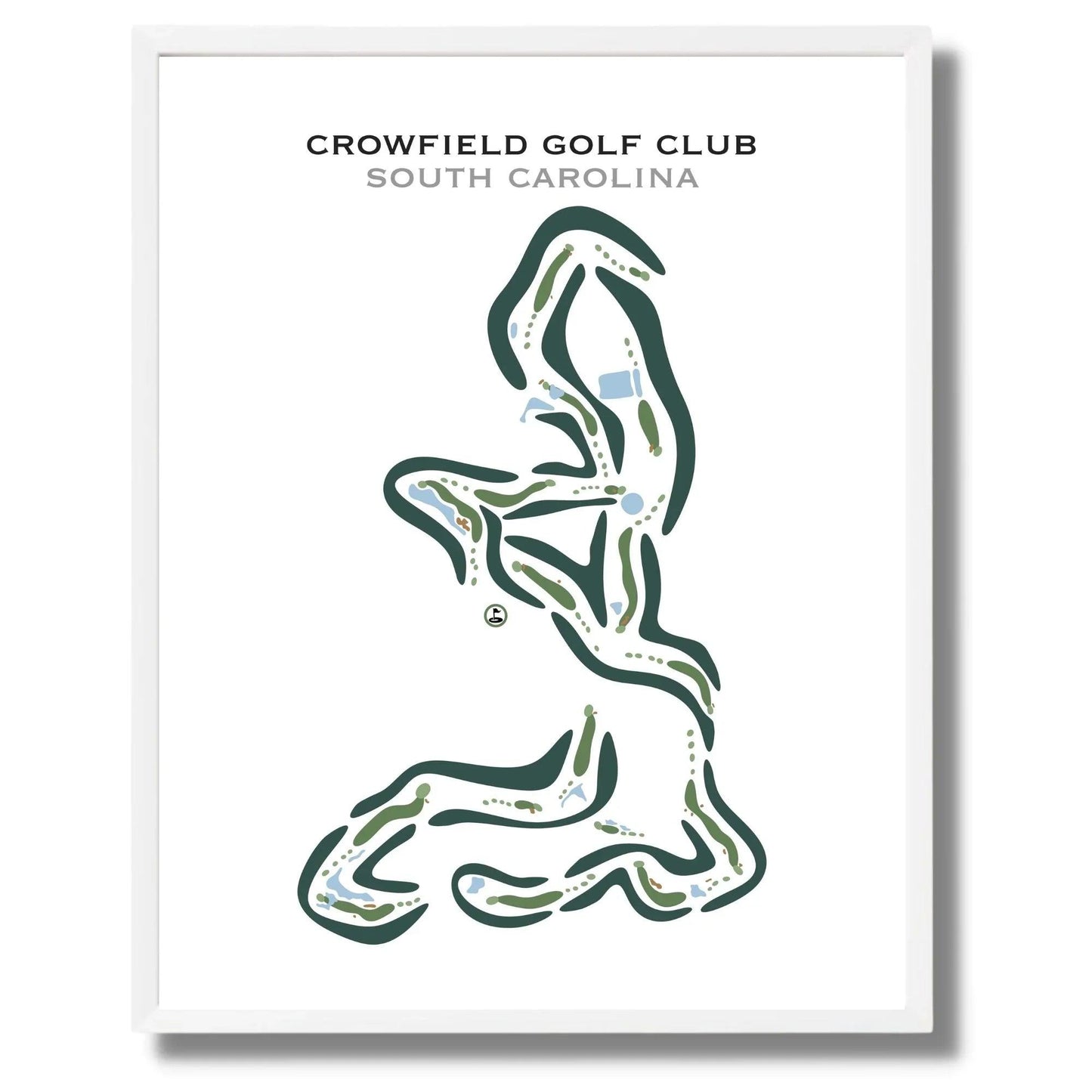 Crowfield Golf Club, South Carolina - Printed Golf Courses