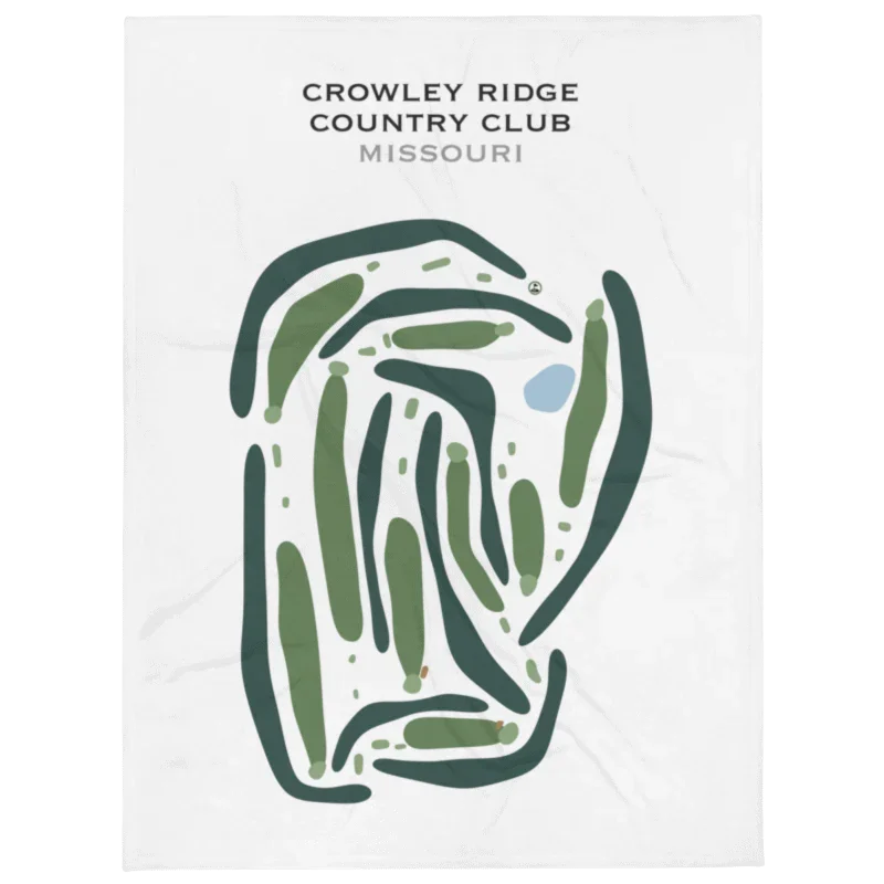 Crowley Ridge Country Club, Missouri - Printed Golf Courses