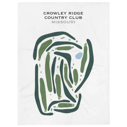 Crowley Ridge Country Club, Missouri - Printed Golf Courses