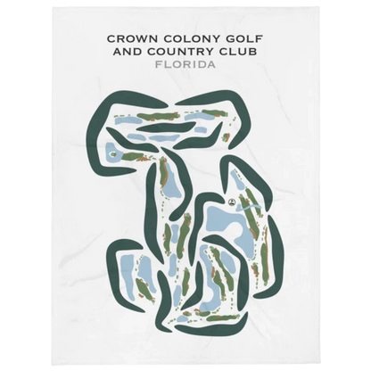 Crown Colony Golf and Country Club, Florida - Printed Golf Courses