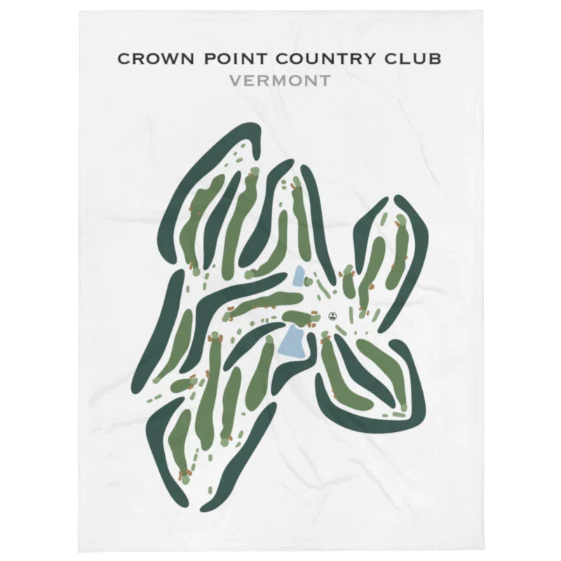 Crown Point Country Club, Vermont - Printed Golf Courses