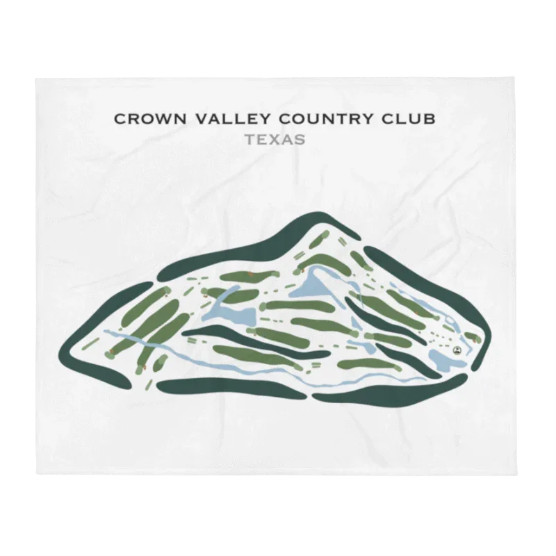 Crown Valley Country Club, Texas - Printed Golf Courses