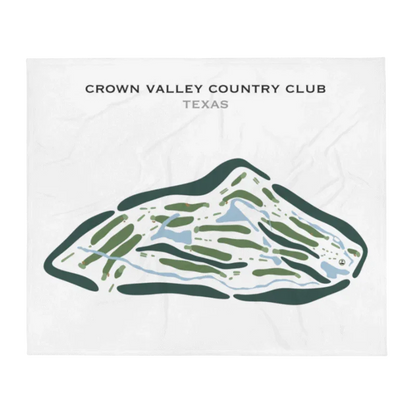 Crown Valley Country Club, Texas - Printed Golf Courses
