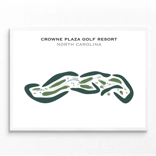 Crowne Plaza Resort, North Carolina - Printed Golf Courses
