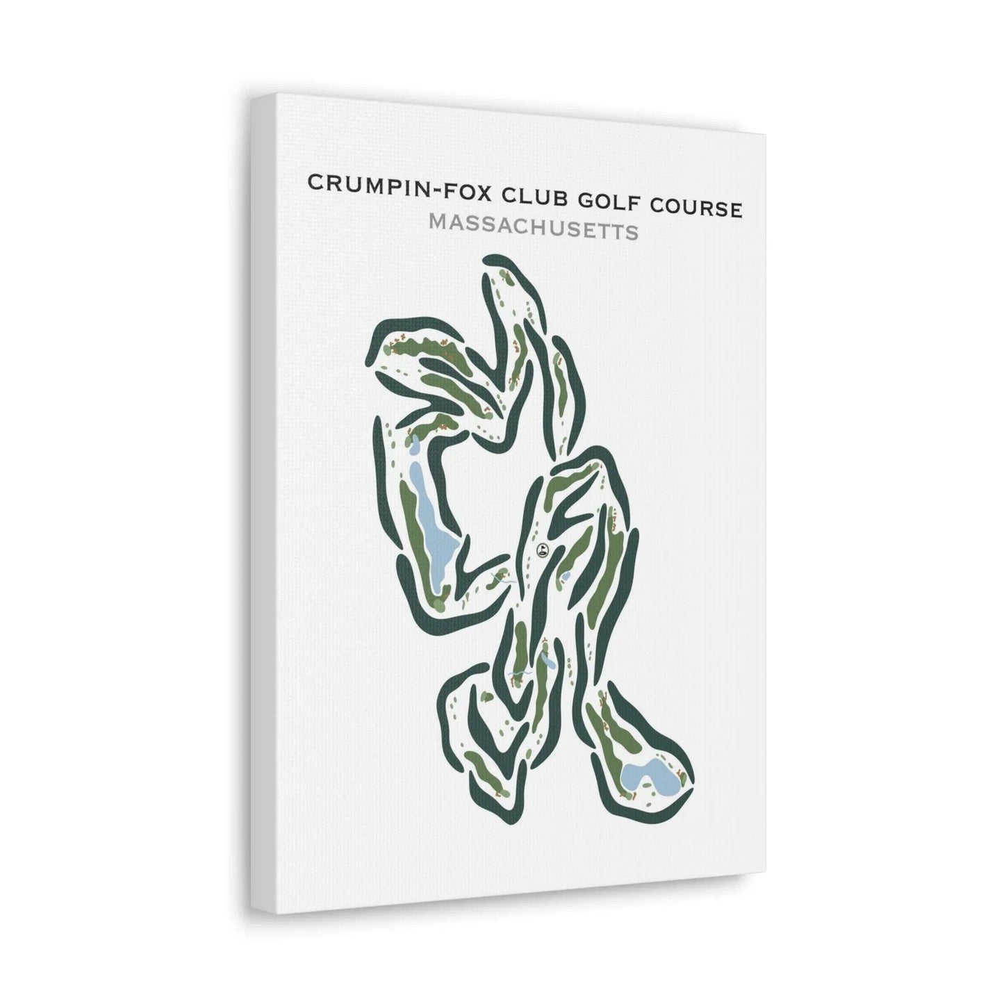 Crumpin-Fox Club Golf Course, Massachusetts - Printed Golf Courses