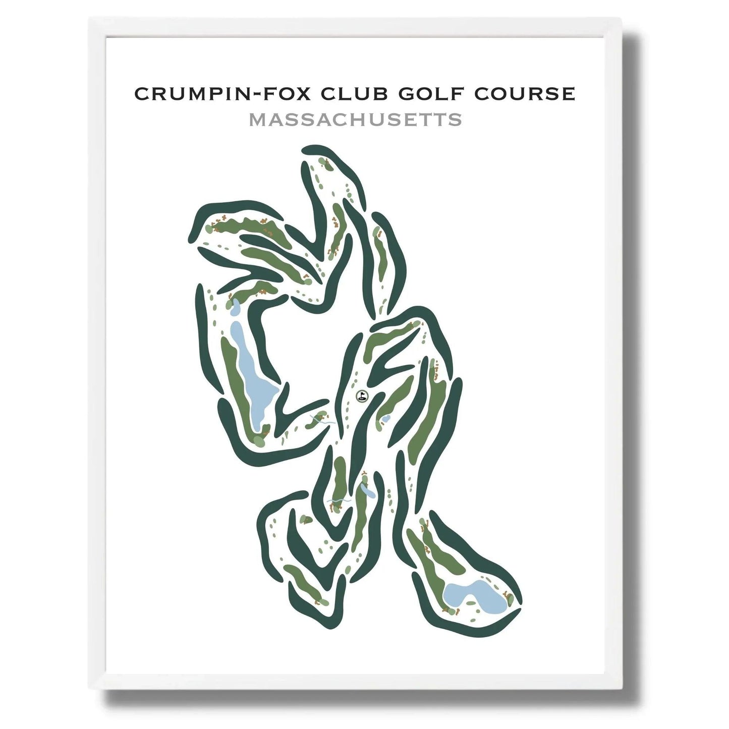 Crumpin-Fox Club Golf Course, Massachusetts - Printed Golf Courses