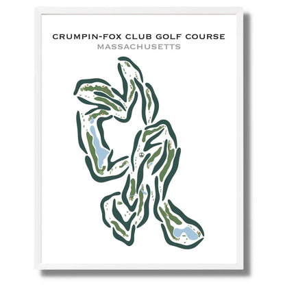 Crumpin-Fox Club Golf Course, Massachusetts - Printed Golf Courses