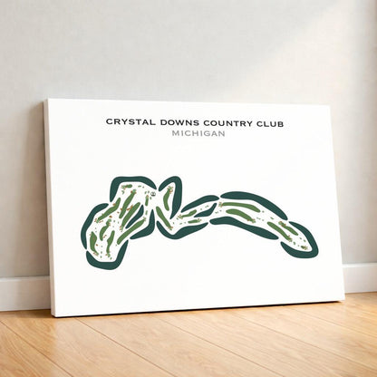 Crystal Downs Country Club, Michigan - Printed Golf Course