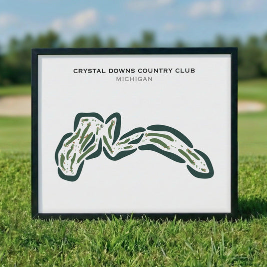 Crystal Downs Country Club, Michigan - Printed Golf Course