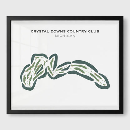 Crystal Downs Country Club, Michigan - Printed Golf Course