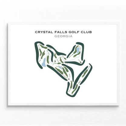 Crystal Falls Golf Club, Georgia - Printed Golf Courses