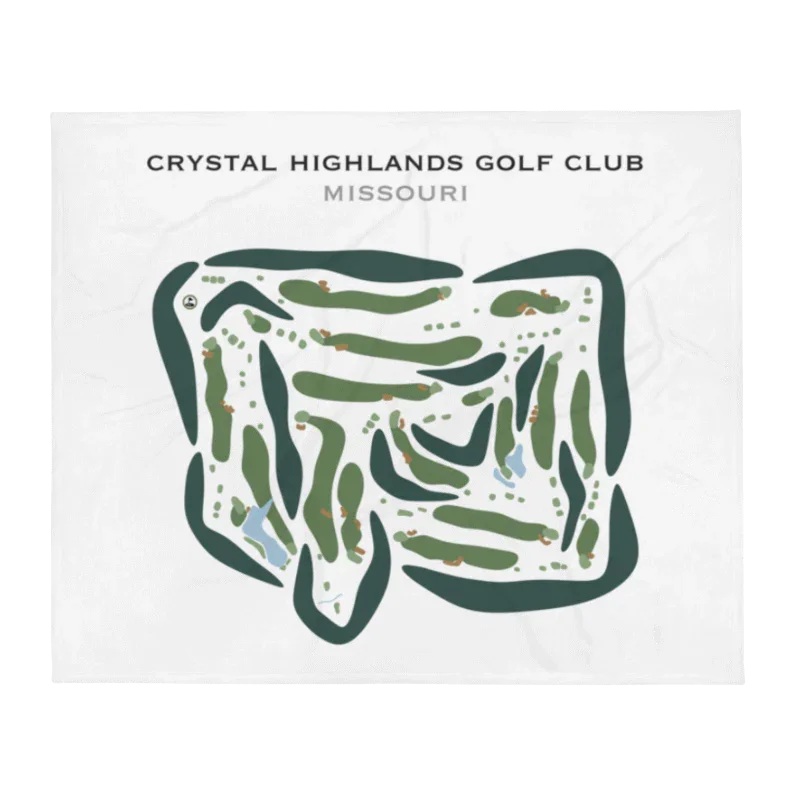 Crystal Highlands Golf Club, Missouri - Printed Golf Courses