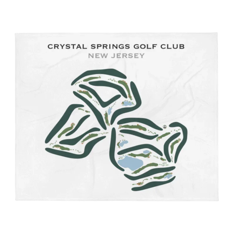 Crystal Springs Golf Club, New Jersey - Printed Golf Courses