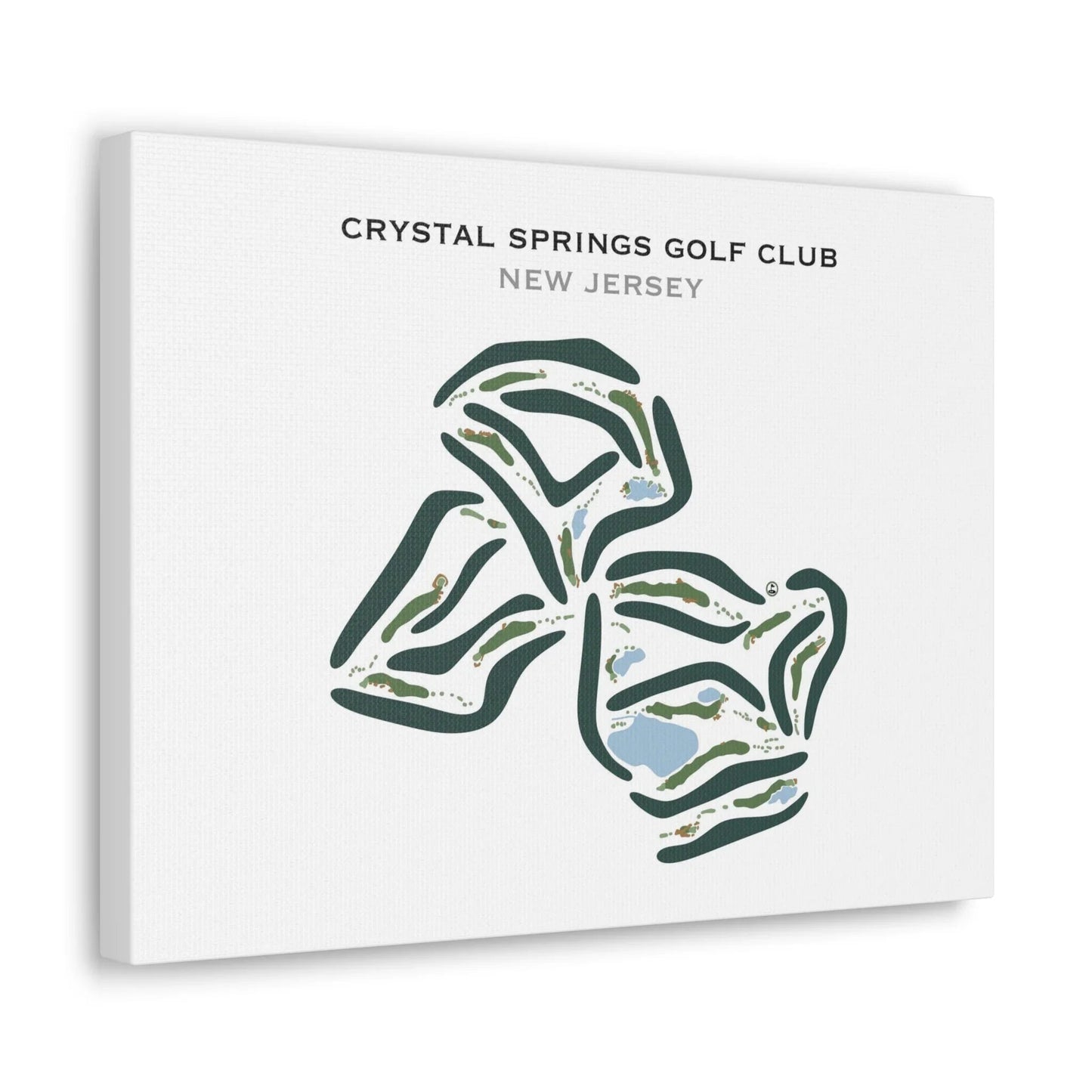 Crystal Springs Golf Club, New Jersey - Printed Golf Courses