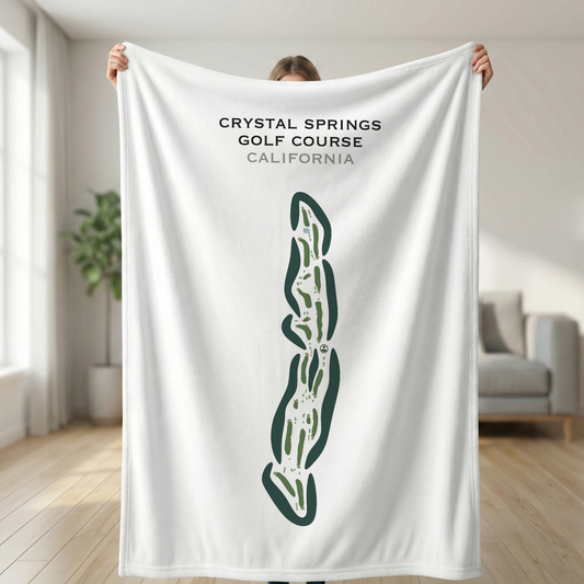 Crystal Springs Golf Course, California - Printed Golf Courses