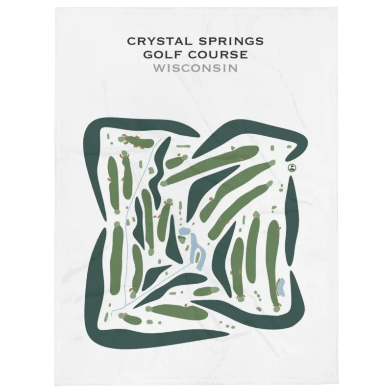 Crystal Springs Golf Course, Wisconsin - Printed Golf Courses