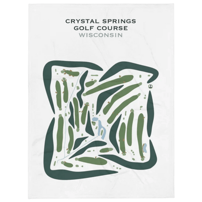 Crystal Springs Golf Course, Wisconsin - Printed Golf Courses