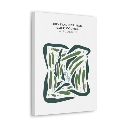 Crystal Springs Golf Course, Wisconsin - Printed Golf Courses