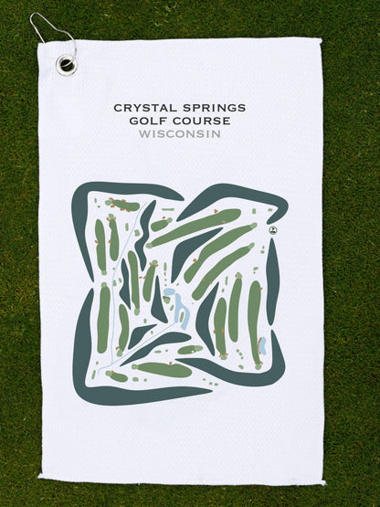 Crystal Springs Golf Course, Wisconsin - Printed Golf Courses