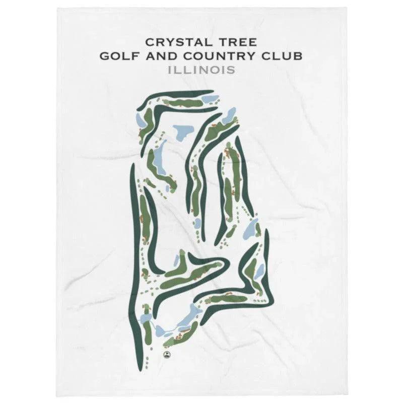 Crystal Tree Golf & Country Club, Illinois - Printed Golf Courses