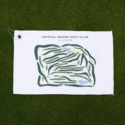 Crystal Woods, Illinois - Printed Golf Courses