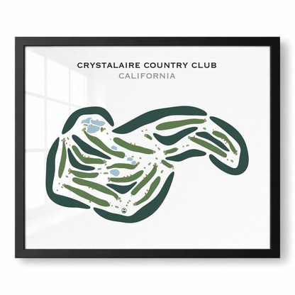 Crystalaire Country Club, California - Printed Golf Courses