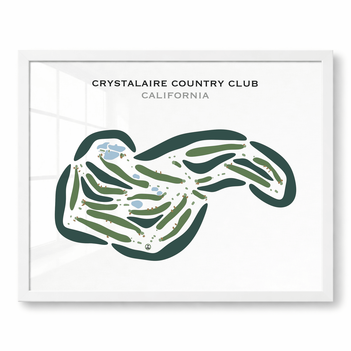 Crystalaire Country Club, California - Printed Golf Courses
