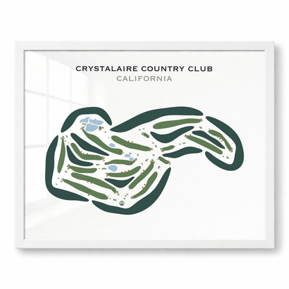 Crystalaire Country Club, California - Printed Golf Courses