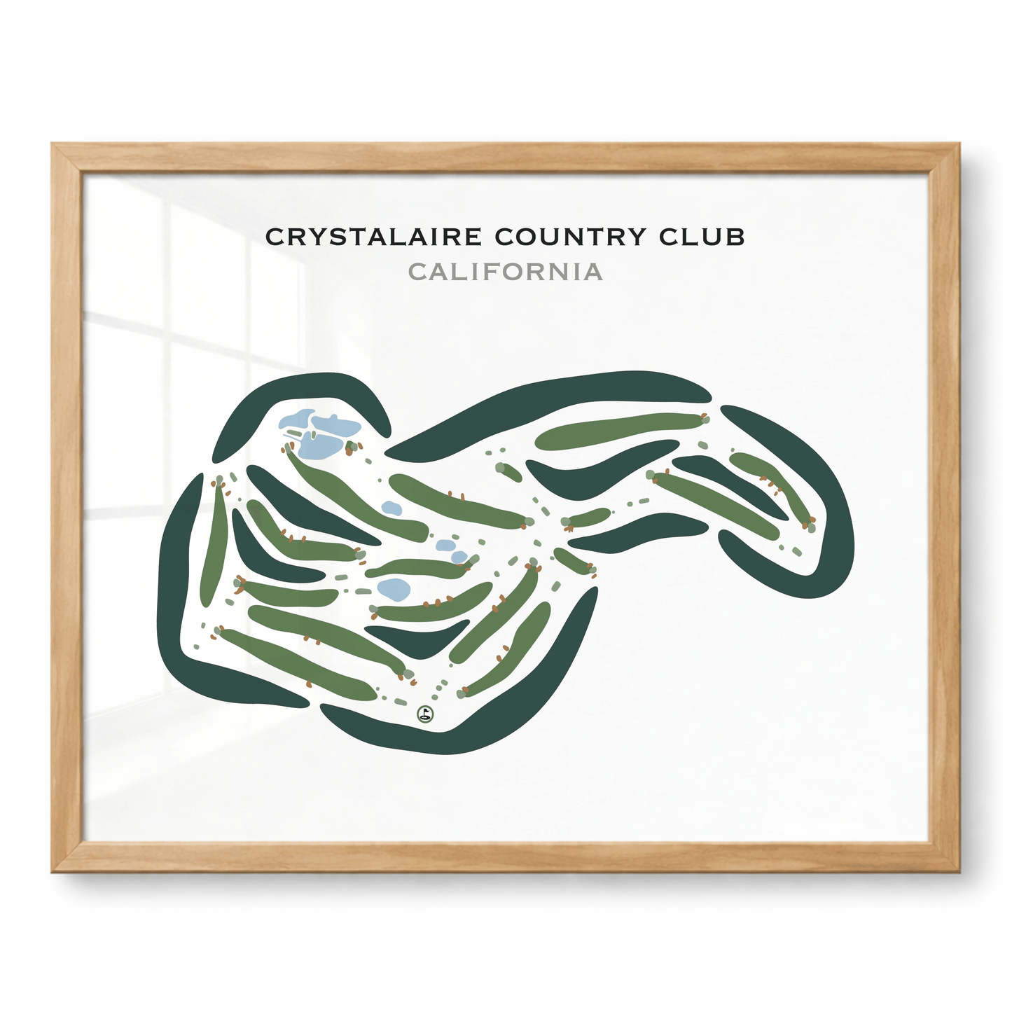 Crystalaire Country Club, California - Printed Golf Courses