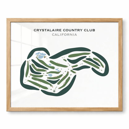 Crystalaire Country Club, California - Printed Golf Courses